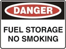 D 180 — FUEL STORAGE NO SMOKING